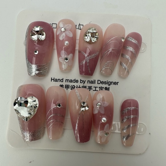 Handmade press on nails bundle of four sets size large - Picture 8 of 13